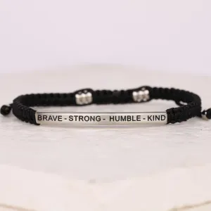 BRAVE - STRONG - HUMBLE - KIND ROPE BRACELET
