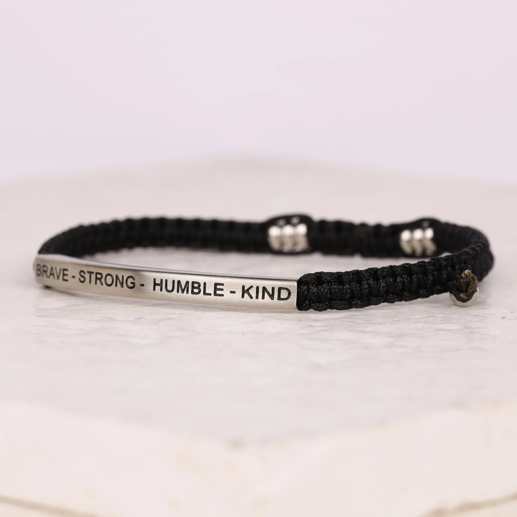 BRAVE - STRONG - HUMBLE - KIND ROPE BRACELET