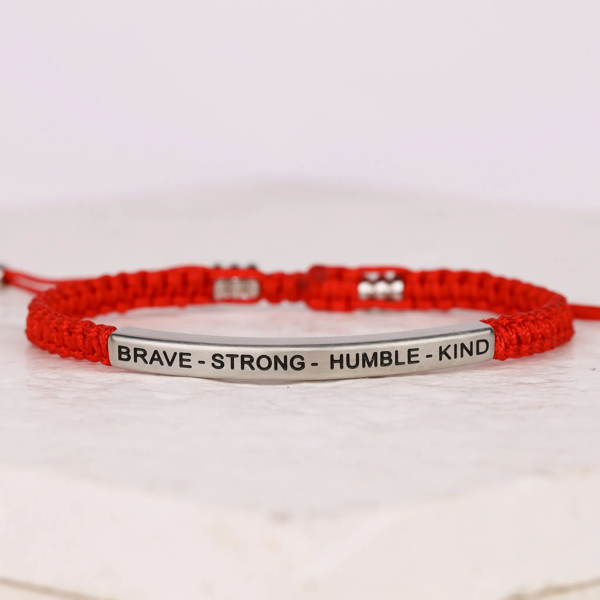 BRAVE - STRONG - HUMBLE - KIND ROPE BRACELET