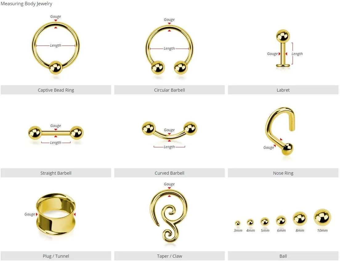 CZ Centered Filigree Drop 316L Surgical Steel Nipple WildKlass Rings (Sold by Piece)