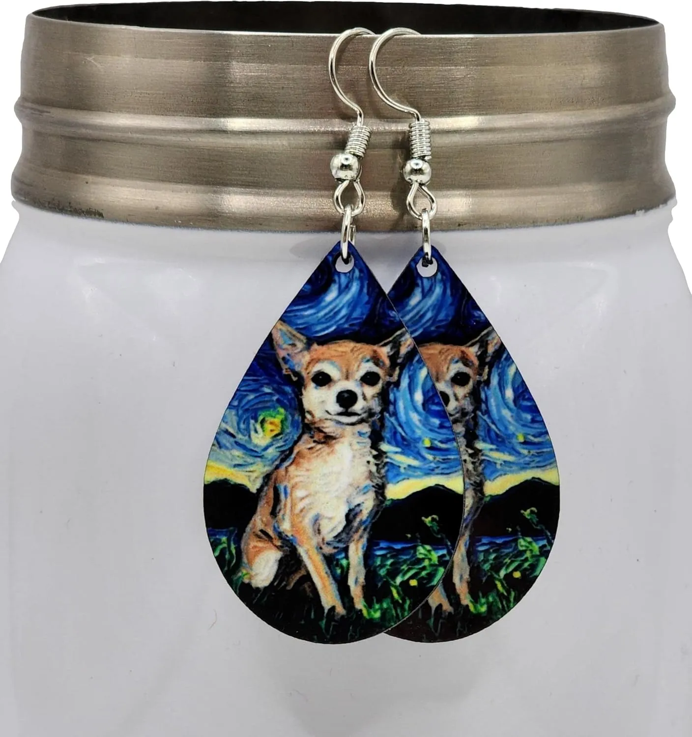 Drop & Dangle Double Sided Graphic Earrings