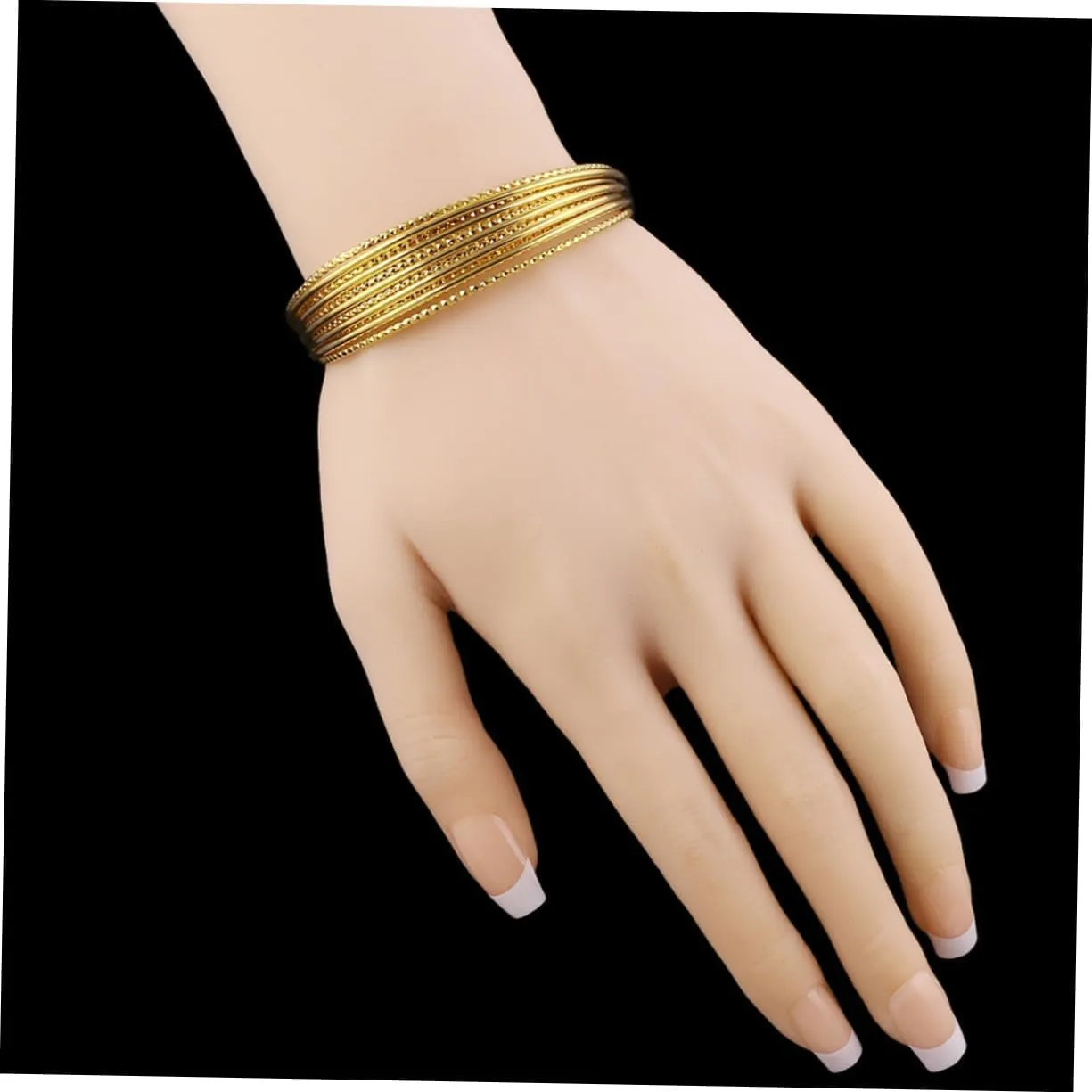 Gold Plated Cuff Bangle with Zirconia Unique and Charming Bracelet for Various Occasions Family and