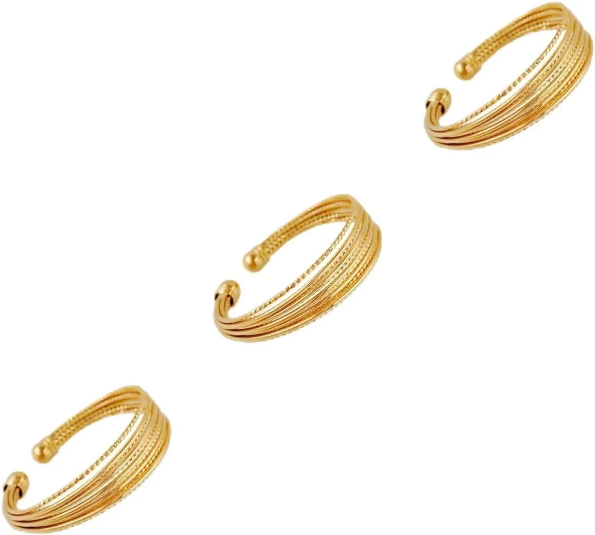 Gold Plated Cuff Bangle with Zirconia Unique and Charming Bracelet for Various Occasions Family and