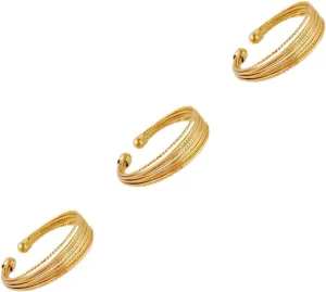 Gold Plated Cuff Bangle with Zirconia Unique and Charming Bracelet for Various Occasions Family and
