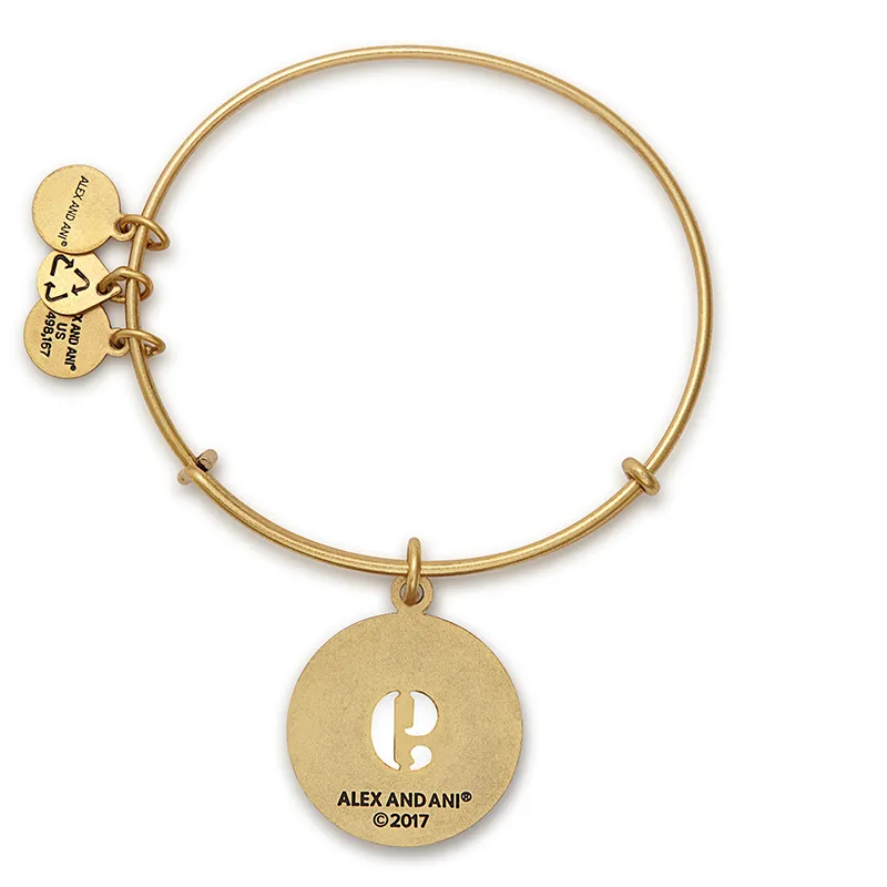Number 9 Charm Bangle Bracelet
