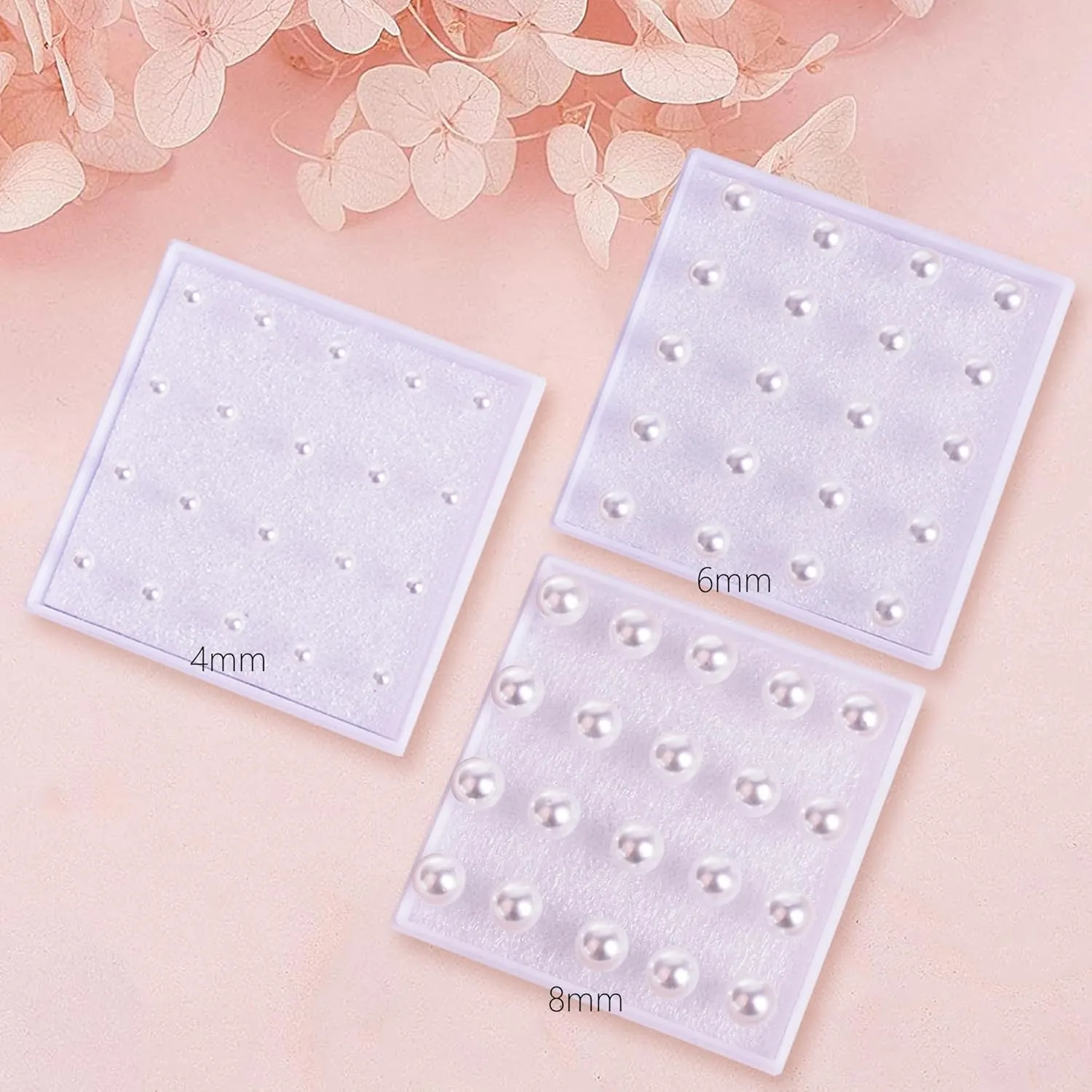 Pearl Plastic Earrings for Sensitive Ears Hypoallergenic Plastic Stud Earrings for Women Pearl Plastic Post Earrings for Women