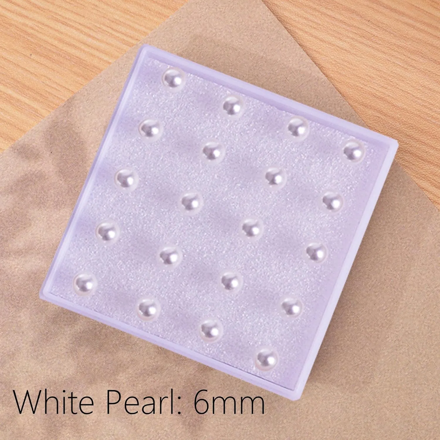 Pearl Plastic Earrings for Sensitive Ears Hypoallergenic Plastic Stud Earrings for Women Pearl Plastic Post Earrings for Women