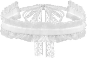 Sacina Gothic Lace Victorian Choker, White Black Choker for Women, Goth Necklace, Vintage Necklace, Christmas Jewelry Gift For Women