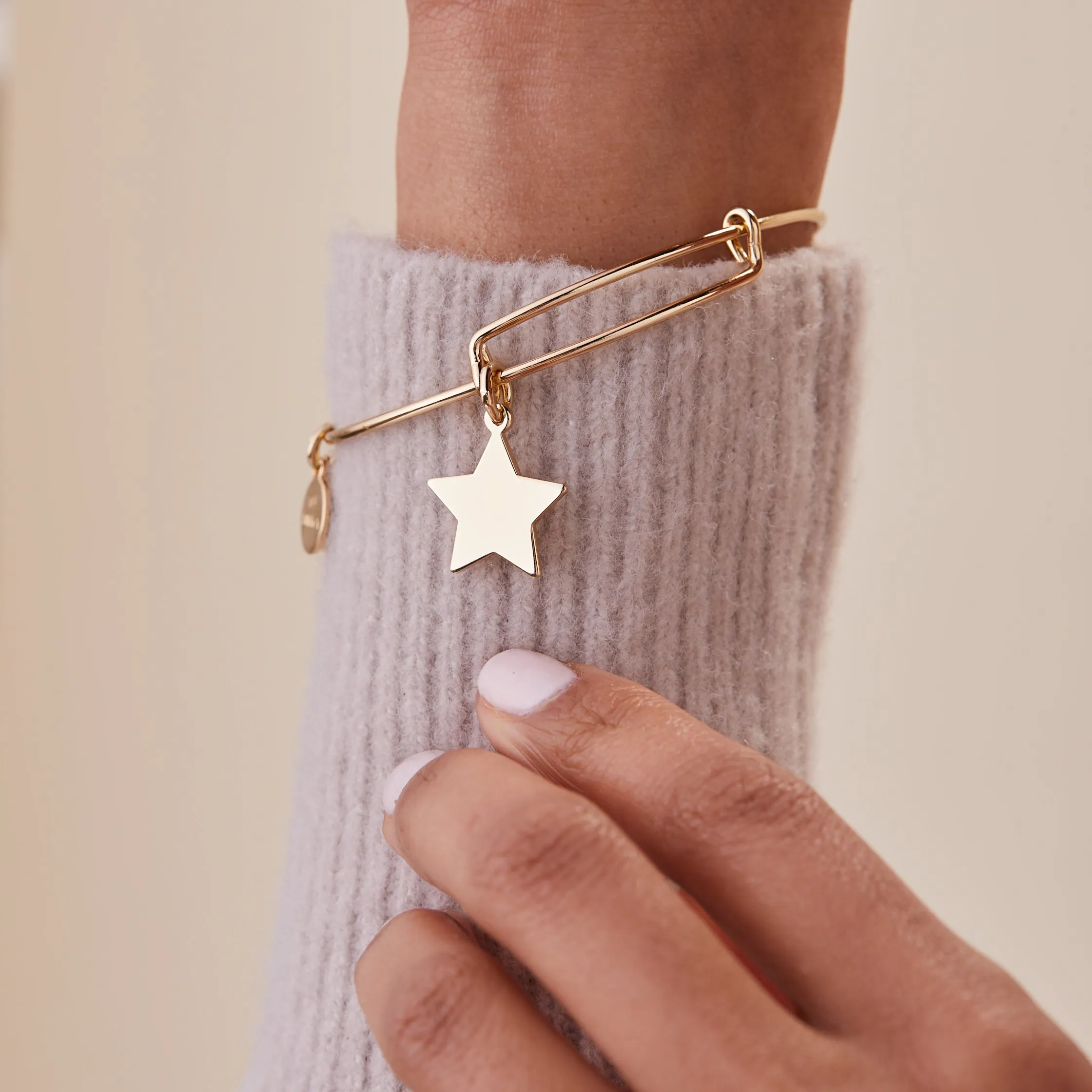 Star Charm Bangle